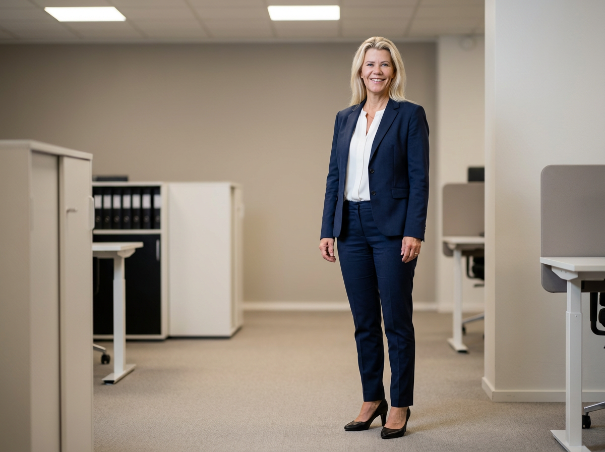 Navy Forretnings Jakkesæt